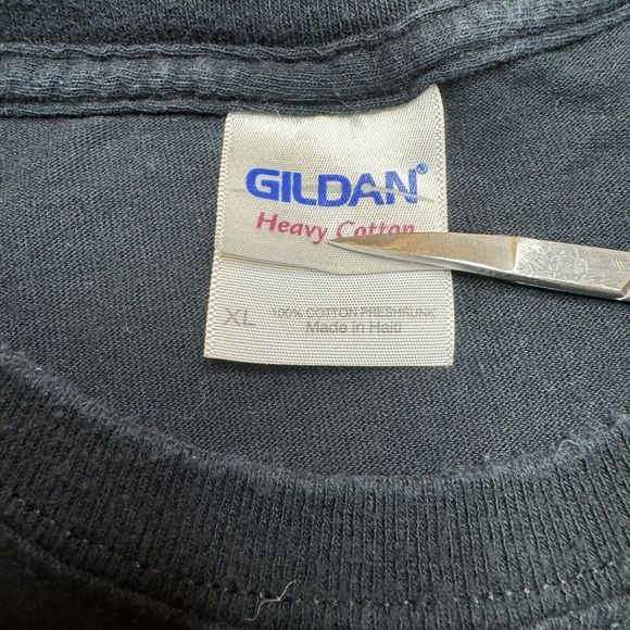 Ormond Beach FL Pirate Skull T Shirt Men’s XL Black Double Sided Graphic Tee - Picture 4 of 7